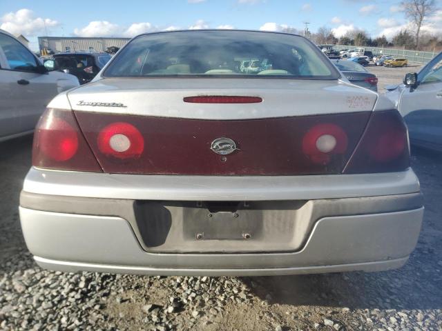 2G1WF52E329190537 - 2002 CHEVROLET IMPALA SILVER photo 6