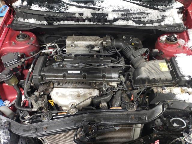 KNAFE222995612684 - 2009 KIA SPECTRA EX RED photo 11