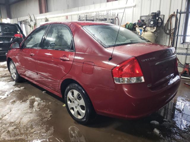 KNAFE222995612684 - 2009 KIA SPECTRA EX RED photo 2