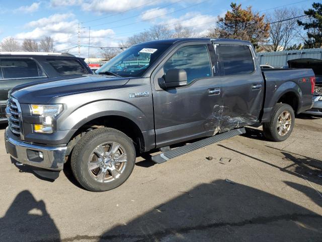1FTEW1EF7GFD16347 - 2016 FORD F150 SUPERCREW GRAY photo 1