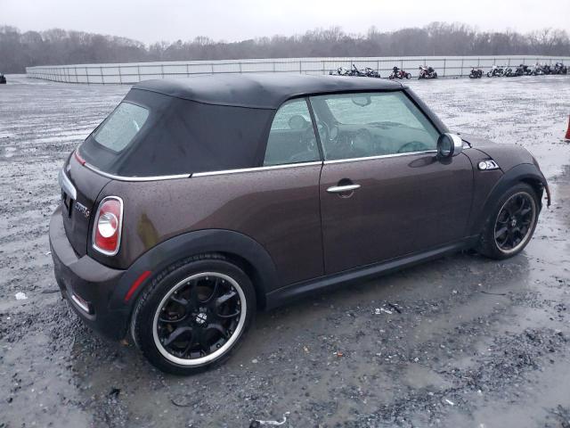 WMWZP3C5XBTX83757 - 2011 MINI COOPER S BROWN photo 3