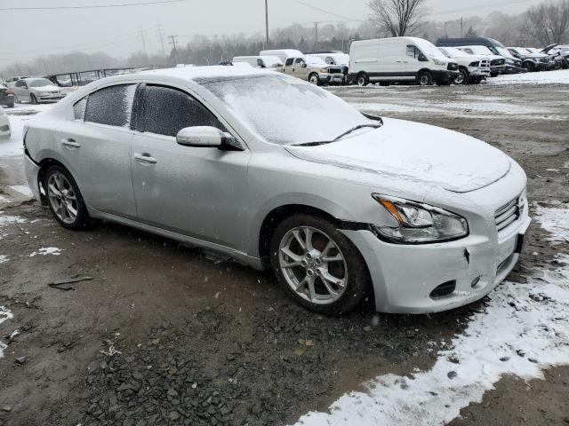 1N4AA5AP2EC494920 - 2014 NISSAN MAXIMA S SILVER photo 4