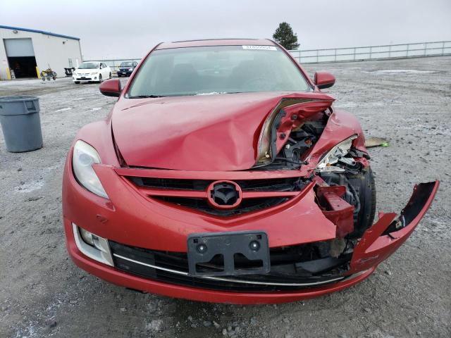 1YVHZ8CH3A5M17104 - 2010 MAZDA 6 I RED photo 5