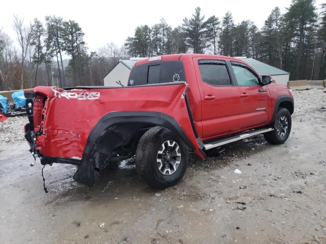 3TMCZ5AN2MM413521 - 2021 TOYOTA TACOMA DOUBLE CAB RED photo 3