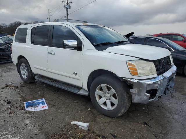 5N1AA08B55N724635 - 2005 NISSAN ARMADA SE WHITE photo 4