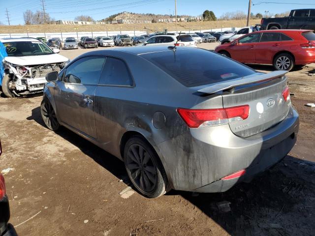 KNAFW6A31C5482258 - 2012 KIA FORTE SX GRAY photo 2