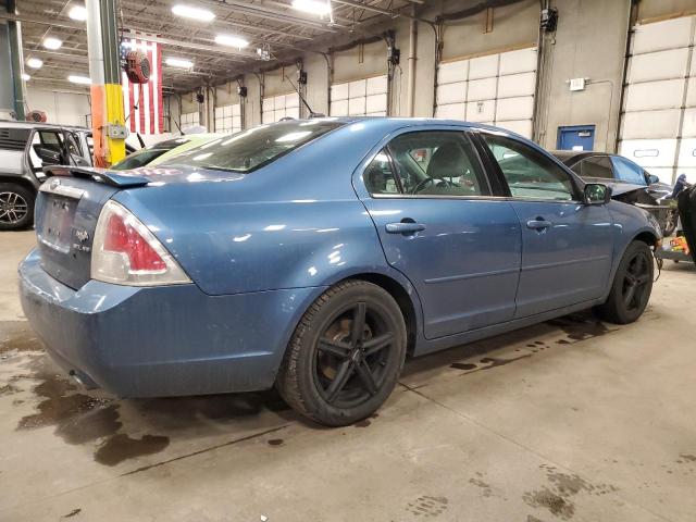 3FAHP08169R176002 - 2009 FORD FUSION SEL BLUE photo 3