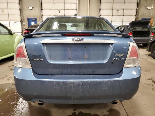 3FAHP08169R176002 - 2009 FORD FUSION SEL BLUE photo 6