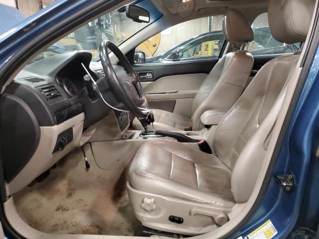 3FAHP08169R176002 - 2009 FORD FUSION SEL BLUE photo 7