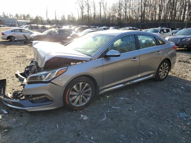 5NPE34AF4GH374115 - 2016 HYUNDAI SONATA SPORT SILVER photo 1