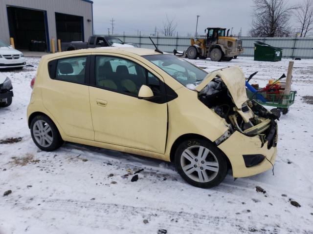 KL8CA6S92EC522670 - 2014 CHEVROLET SPARK LS YELLOW photo 4