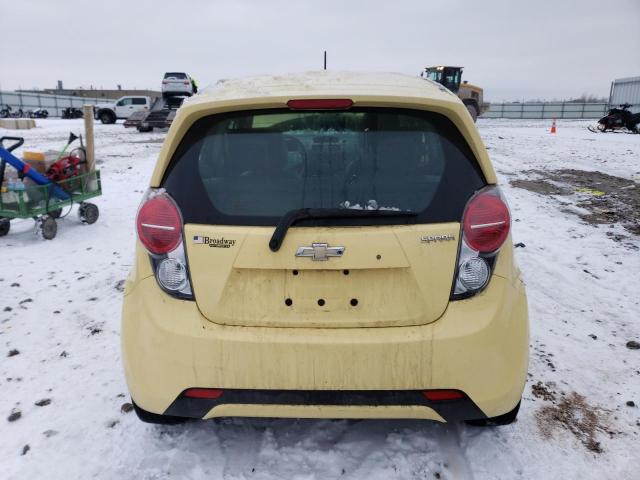 KL8CA6S92EC522670 - 2014 CHEVROLET SPARK LS YELLOW photo 6