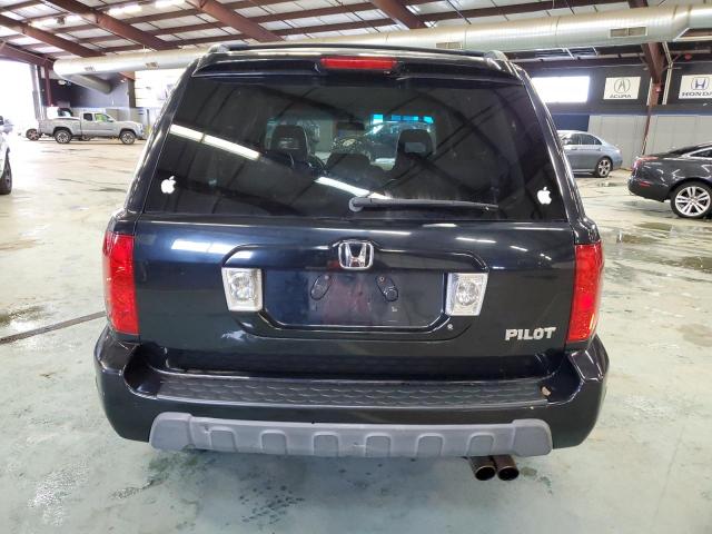 2HKYF18584H508037 - 2004 HONDA PILOT EXL BLACK photo 6