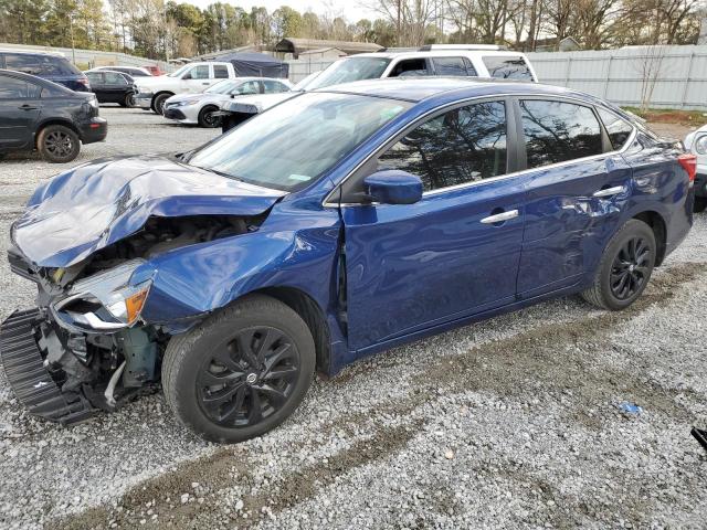 3N1AB7APXKY235794 - 2019 NISSAN SENTRA S BLUE photo 1