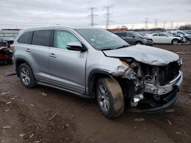 5TDJKRFH6ES022265 - 2014 TOYOTA HIGHLANDER XLE GRAY photo 4