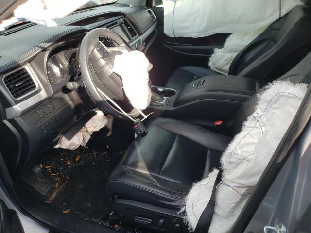 5TDJKRFH6ES022265 - 2014 TOYOTA HIGHLANDER XLE GRAY photo 7