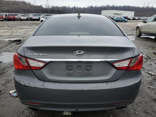 5NPEC4AC8DH674032 - 2013 HYUNDAI SONATA SE GRAY photo 6