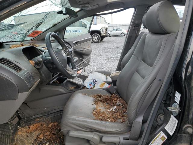 2HGFA1F9XAH504833 - 2010 HONDA CIVIC EXL შავი ფოტო 7