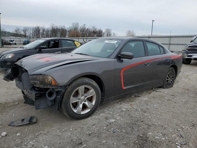 2C3CDXBG8DH542196 - 2013 DODGE CHARGER SE GRAY photo 1