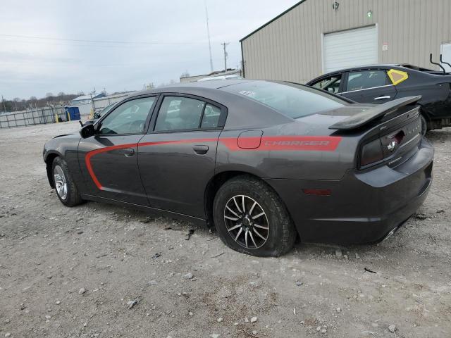 2C3CDXBG8DH542196 - 2013 DODGE CHARGER SE GRAY photo 2