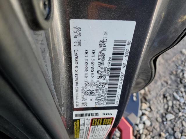 3TYSZ5AN6LT003058 - 2020 TOYOTA TACOMA ACCESS CAB ნაცრისფერი ფოტო 12