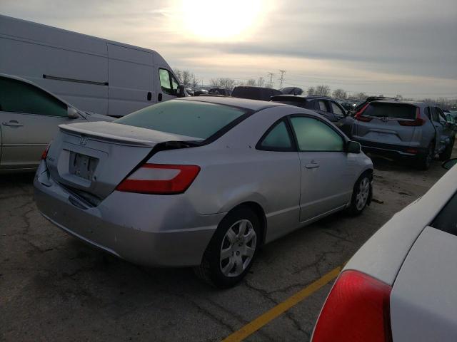 2HGFG12628H501882 - 2008 HONDA CIVIC LX SILVER photo 3