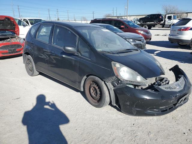 JHMGE88249S063638 - 2009 HONDA FIT BLACK photo 4