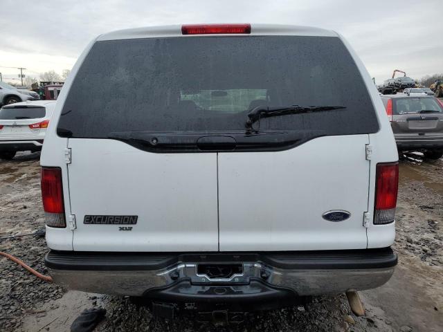 1FMNU40LX3EB56092 - 2003 FORD EXCURSION XLT WHITE photo 6