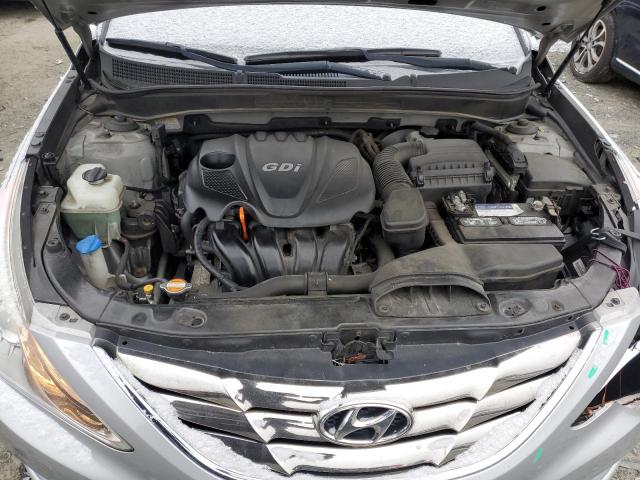 5NPEC4AC8CH364851 - 2012 HYUNDAI SONATA SE SILVER photo 11