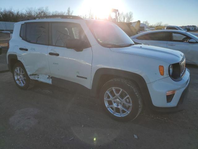 ZACNJCAB6MPM93751 - 2021 JEEP RENEGADE SPORT WHITE photo 4