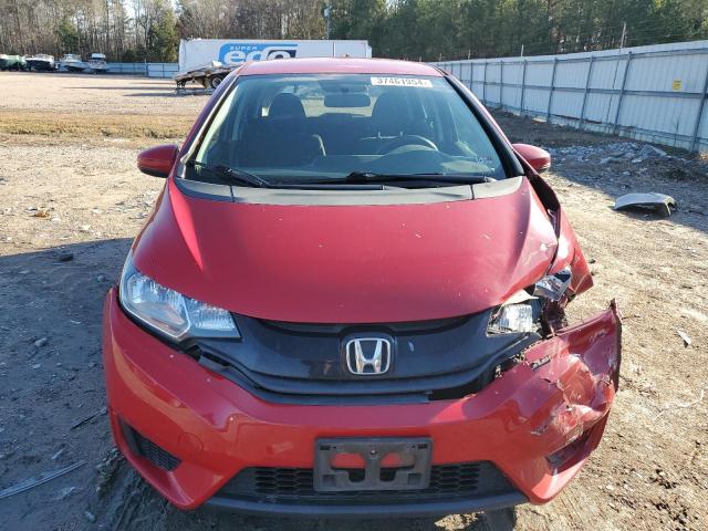 3HGGK5H55FM735960 - 2015 HONDA FIT LX RED photo 5