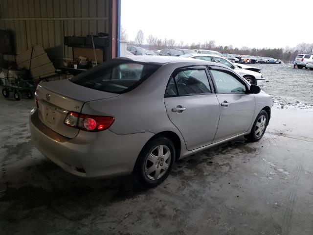 2T1BU4EE6BC734823 - 2011 TOYOTA COROLLA BASE SILVER photo 3