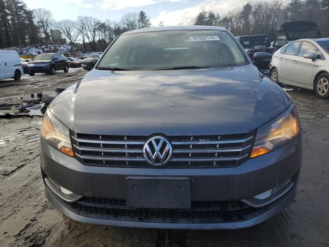 1VWBN7A37DC050231 - 2013 VOLKSWAGEN PASSAT SE SILVER photo 5