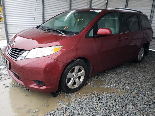 5TDKK3DC4BS012581 - 2011 TOYOTA SIENNA LE BURGUNDY photo 1