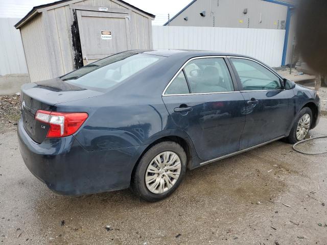 4T4BF1FK0ER398768 - 2014 TOYOTA CAMRY L BLUE photo 3