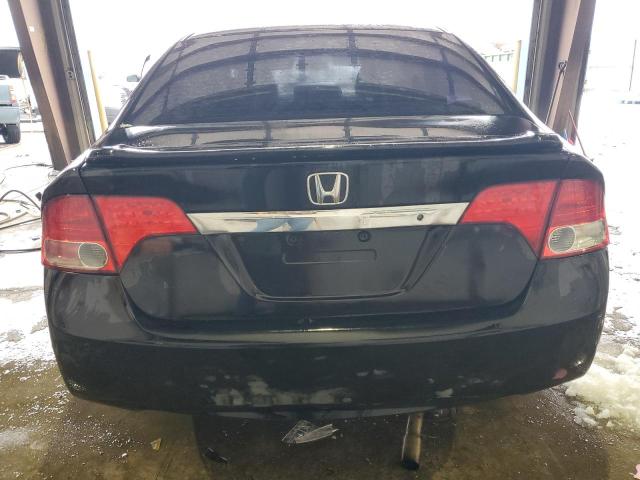 19XFA16519E039555 - 2009 HONDA CIVIC LX BLACK photo 6