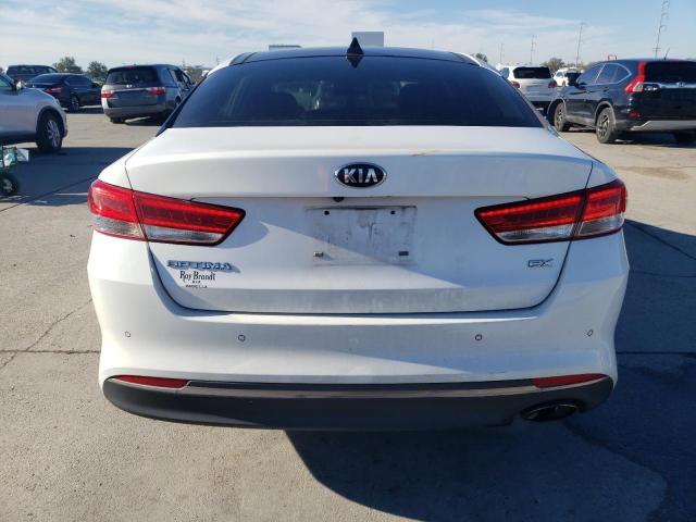 5XXGU4L34GG047508 - 2016 KIA OPTIMA EX WHITE photo 6