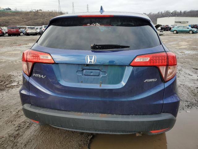 3CZRU6H53GM750248 - 2016 HONDA HR-V EX BLUE photo 6