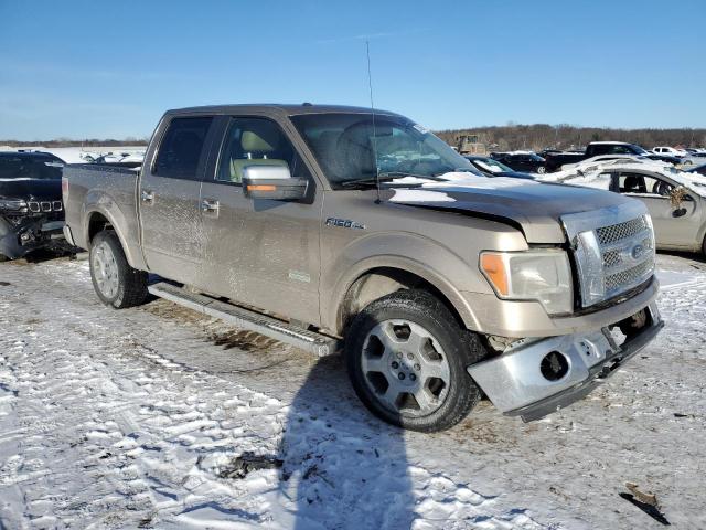 1FTFW1ET1CFC19178 - 2012 FORD F150 SUPERCREW TAN photo 4