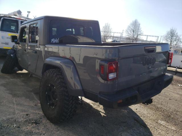 1C6JJTAG5ML553379 - 2021 JEEP GLADIATOR SPORT GRAY photo 2