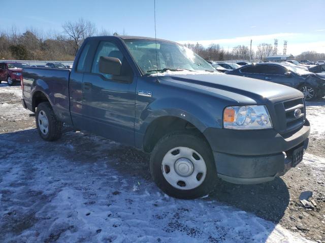 1FTRF12285NA91247 - 2005 FORD F150 BLUE photo 4