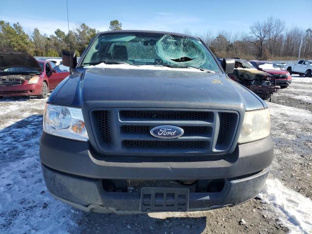 1FTRF12285NA91247 - 2005 FORD F150 BLUE photo 5