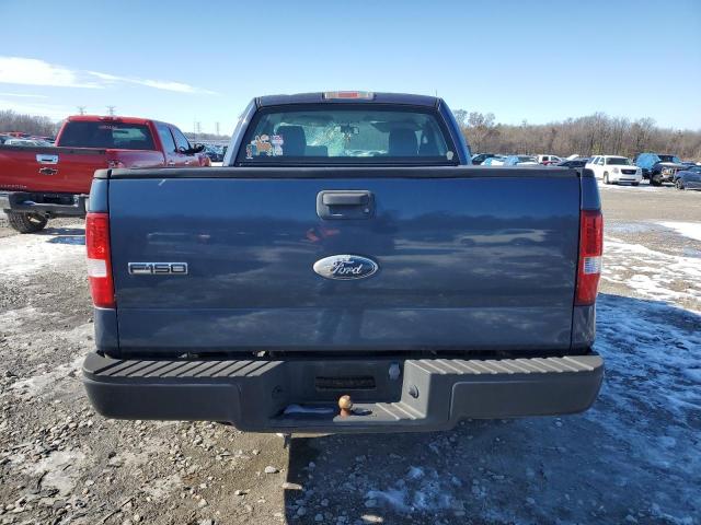 1FTRF12285NA91247 - 2005 FORD F150 BLUE photo 6