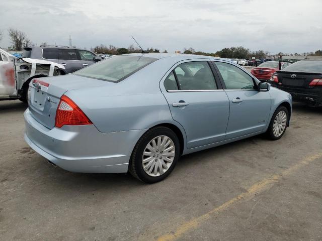 3FADP0L31AR334869 - 2010 FORD FUSION HYBRID BLUE photo 3