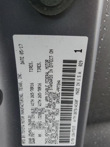 5TFCZ5AN7HX093872 - 2017 TOYOTA TACOMA DOUBLE CAB 银色 照片 13