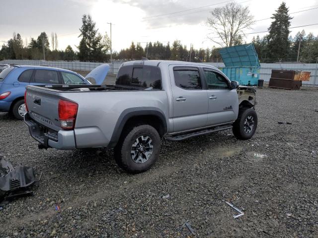 5TFCZ5AN7HX093872 - 2017 TOYOTA TACOMA DOUBLE CAB 银色 照片 3