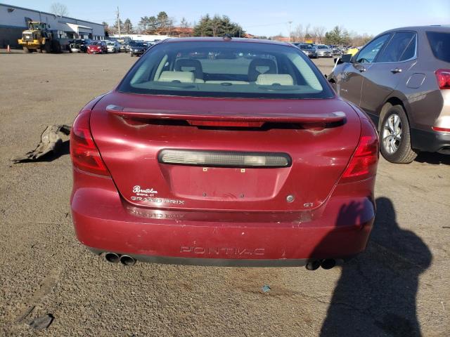 2G2WS542841343733 - 2004 PONTIAC GRAND PRIX GT2 ბურგუნდია ფოტო 6