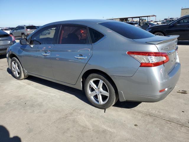 3N1AB7AP2EL625242 - 2014 NISSAN SENTRA S GRAY photo 2