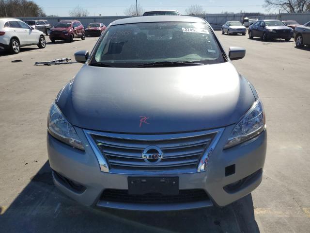 3N1AB7AP2EL625242 - 2014 NISSAN SENTRA S GRAY photo 5