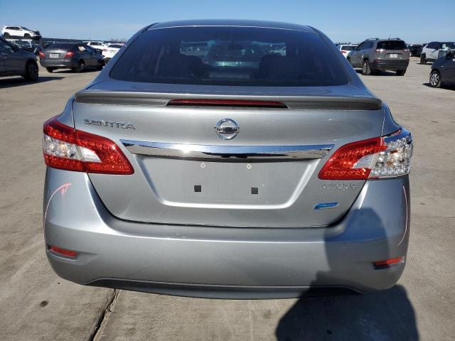 3N1AB7AP2EL625242 - 2014 NISSAN SENTRA S GRAY photo 6